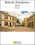 Boletín estadístico 2016