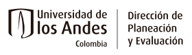 Universidad de los Andes | Dirección de Planeación y Evaluación
